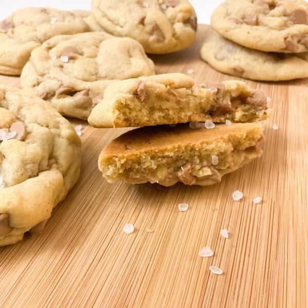 6 Salted Caramel Chip Cookies